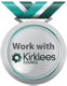A medal representing a accreditted provider that work with Kirklees Council